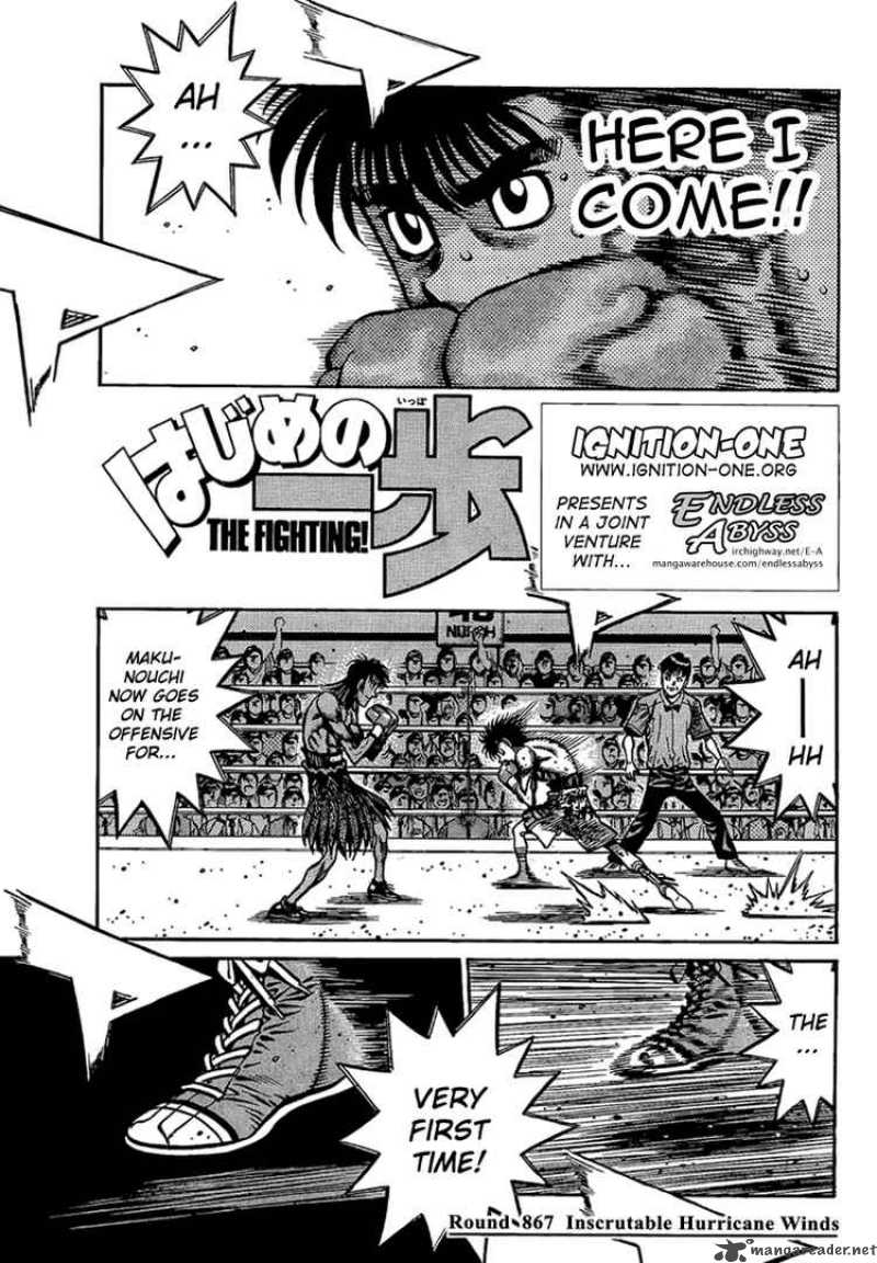 Hajime no Ippo Chapter 867 - Manhwa18.com