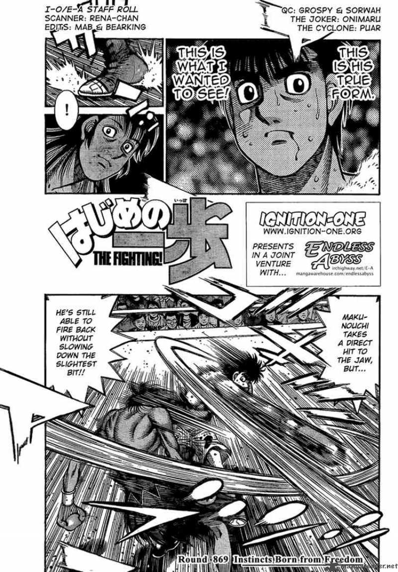 Hajime no Ippo Chapter 869 - Manhwa18.com