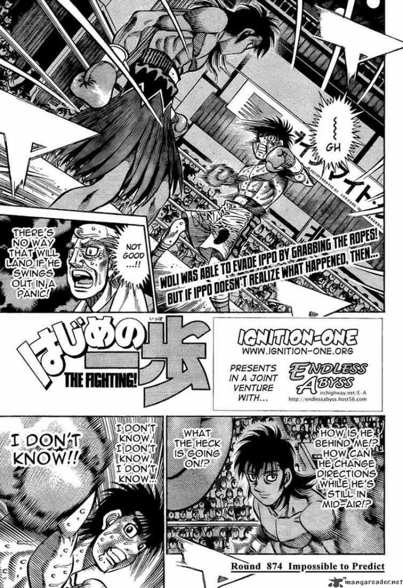 Hajime no Ippo Chapter 874 - Manhwa18.com