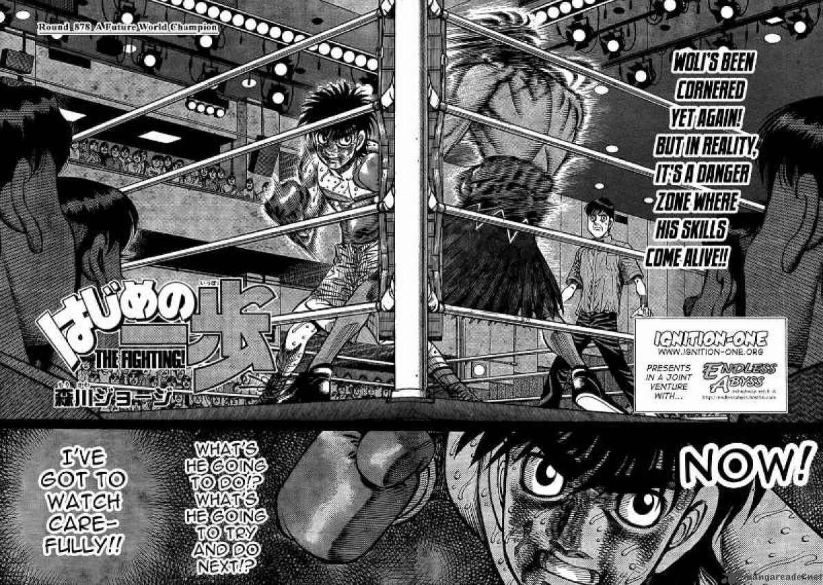 Hajime no Ippo Chapter 878 - Manhwa18.com