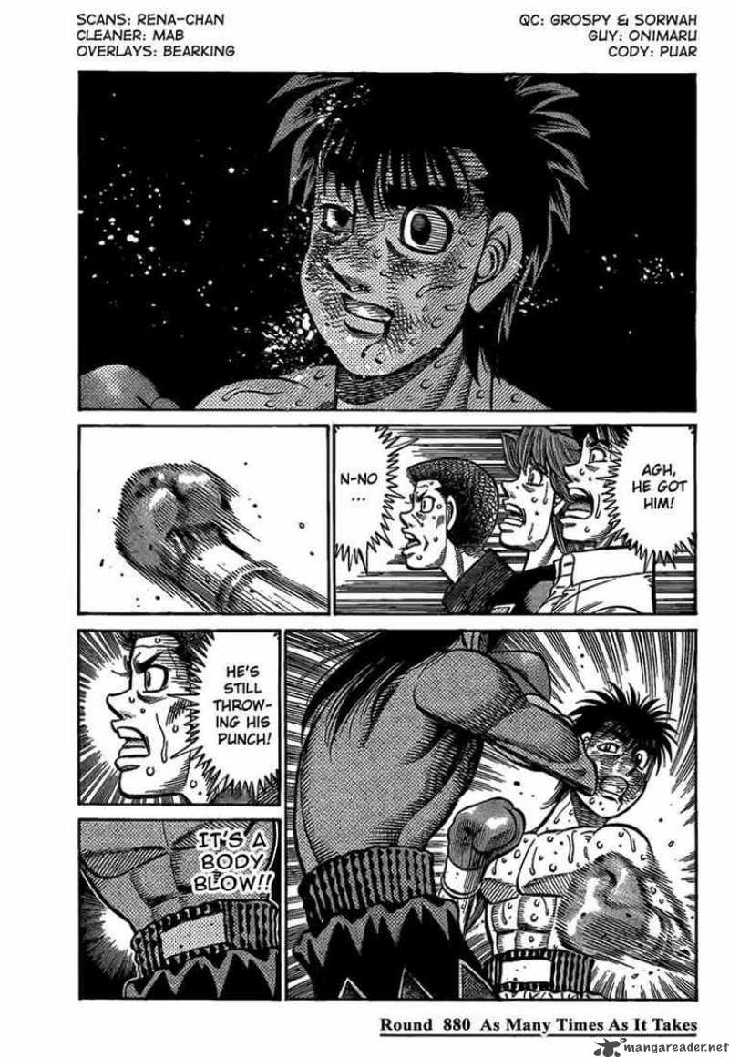 Hajime no Ippo Chapter 880 - Manhwa18.com