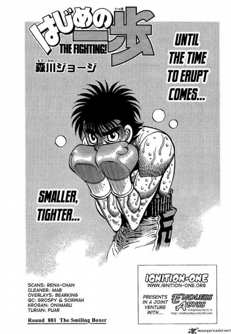 Hajime no Ippo Chapter 881 - Manhwa18.com