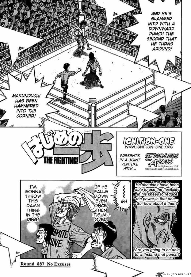 Hajime no Ippo Chapter 887 - Manhwa18.com