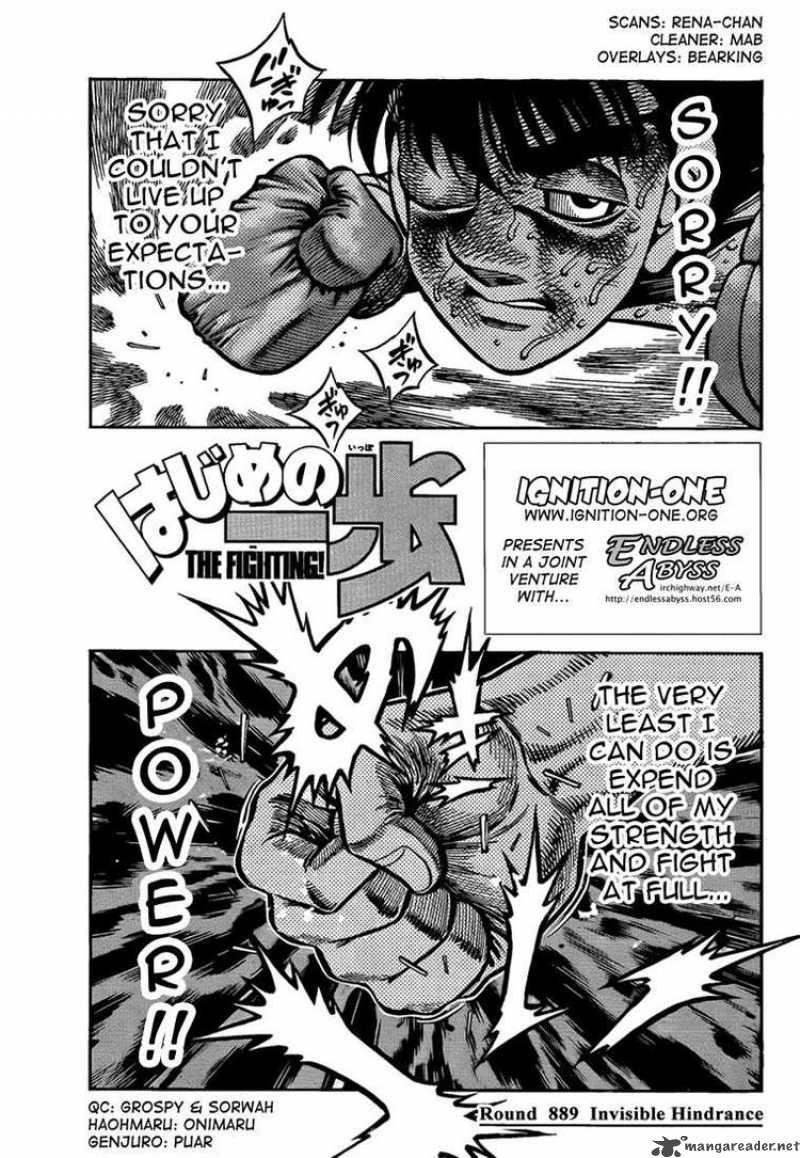 Hajime no Ippo Chapter 889 - Manhwa18.com