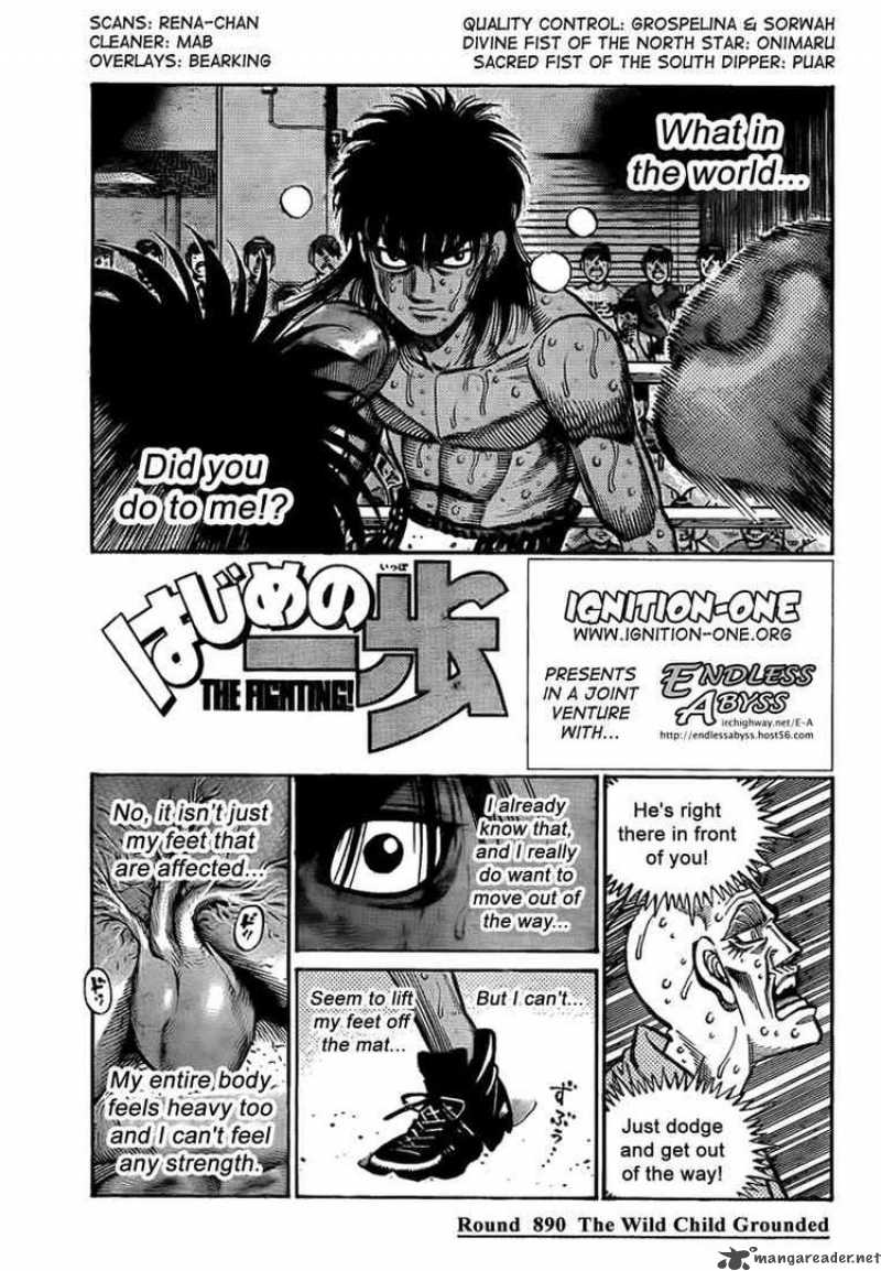 Hajime no Ippo Chapter 890 - Manhwa18.com