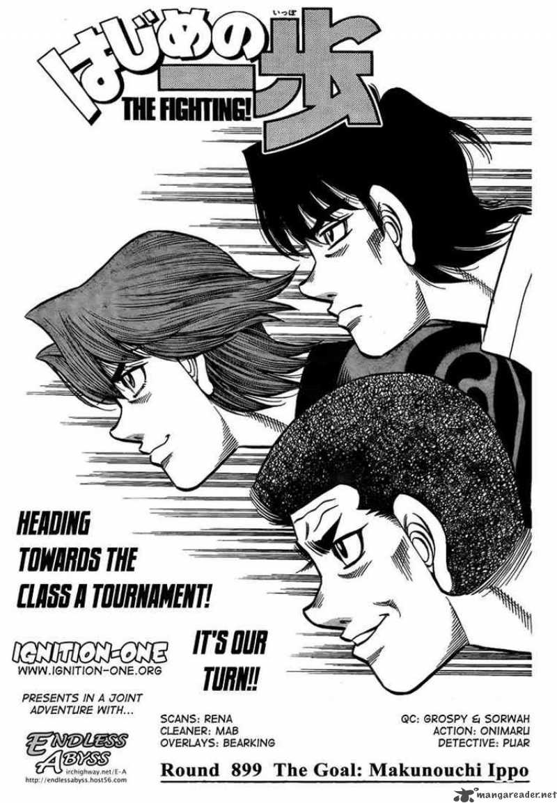 Hajime no Ippo Chapter 899 - Manhwa18.com