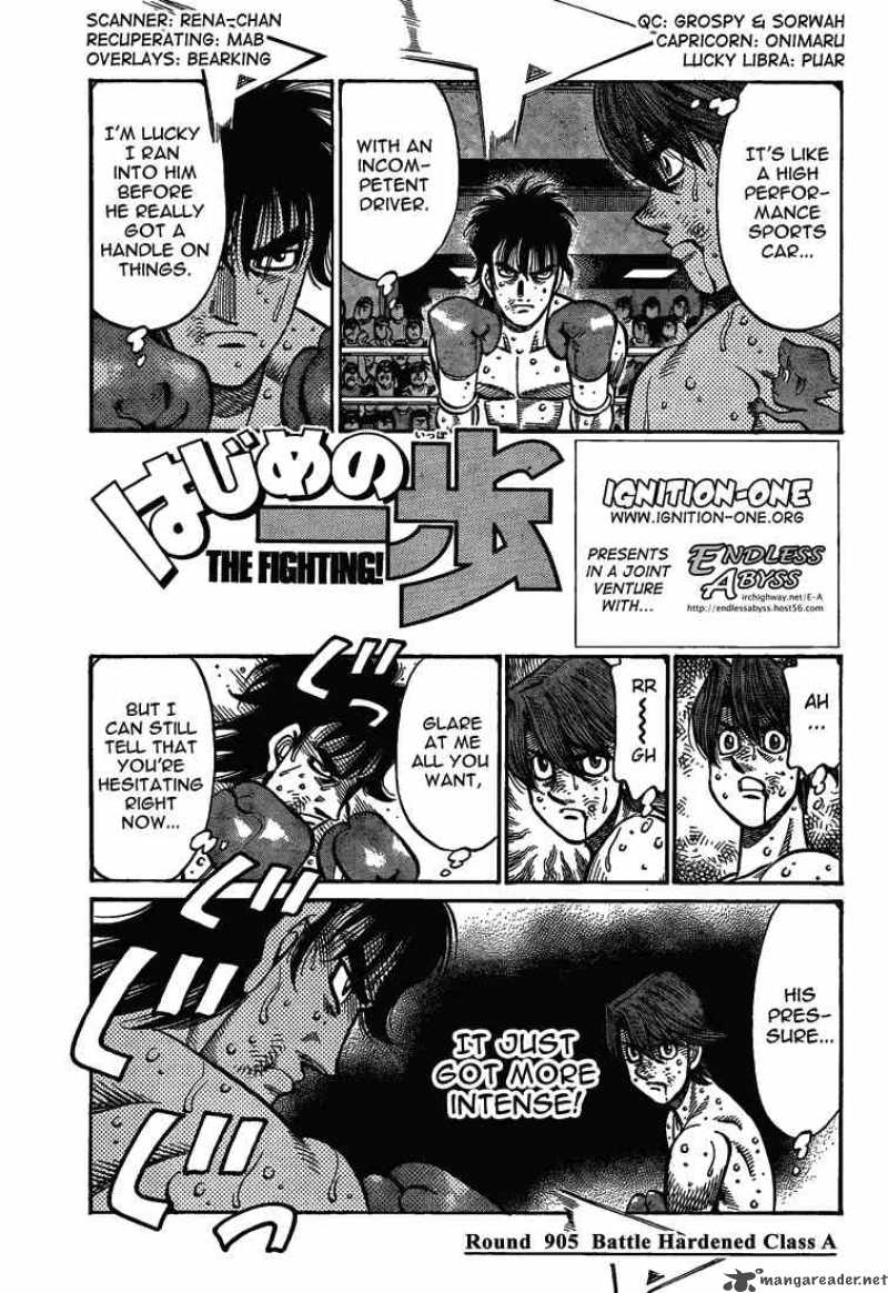 Hajime no Ippo Chapter 905 - Manhwa18.com