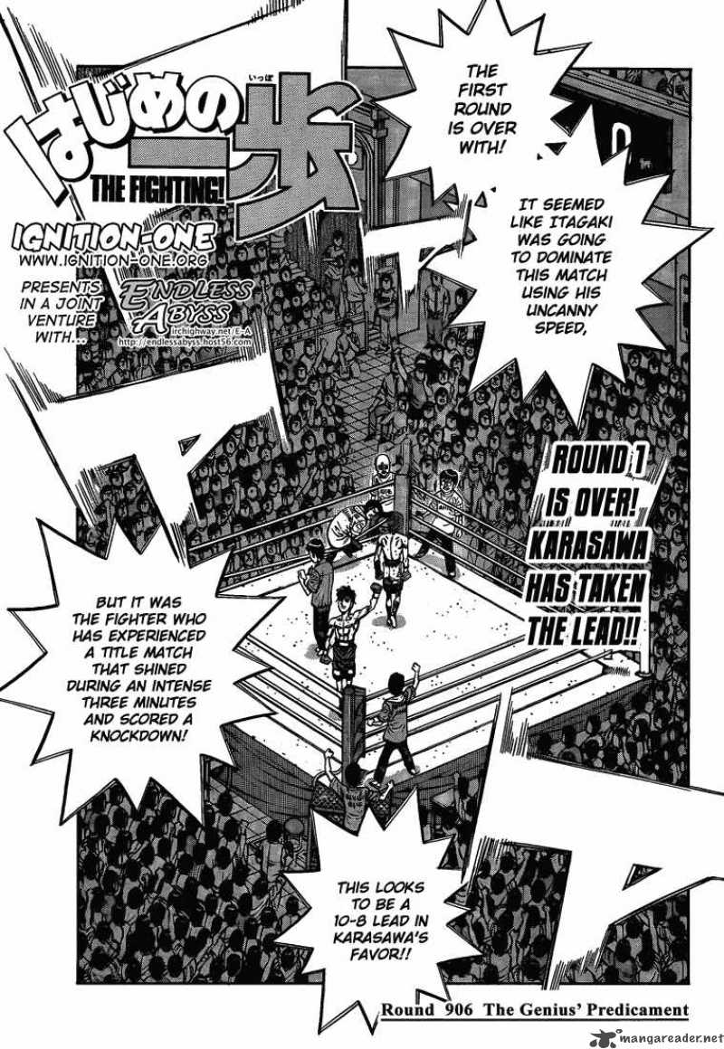 Hajime no Ippo Chapter 906 - Manhwa18.com