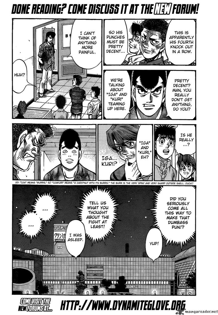 Hajime no Ippo Chapter 912 - Manhwa18.com