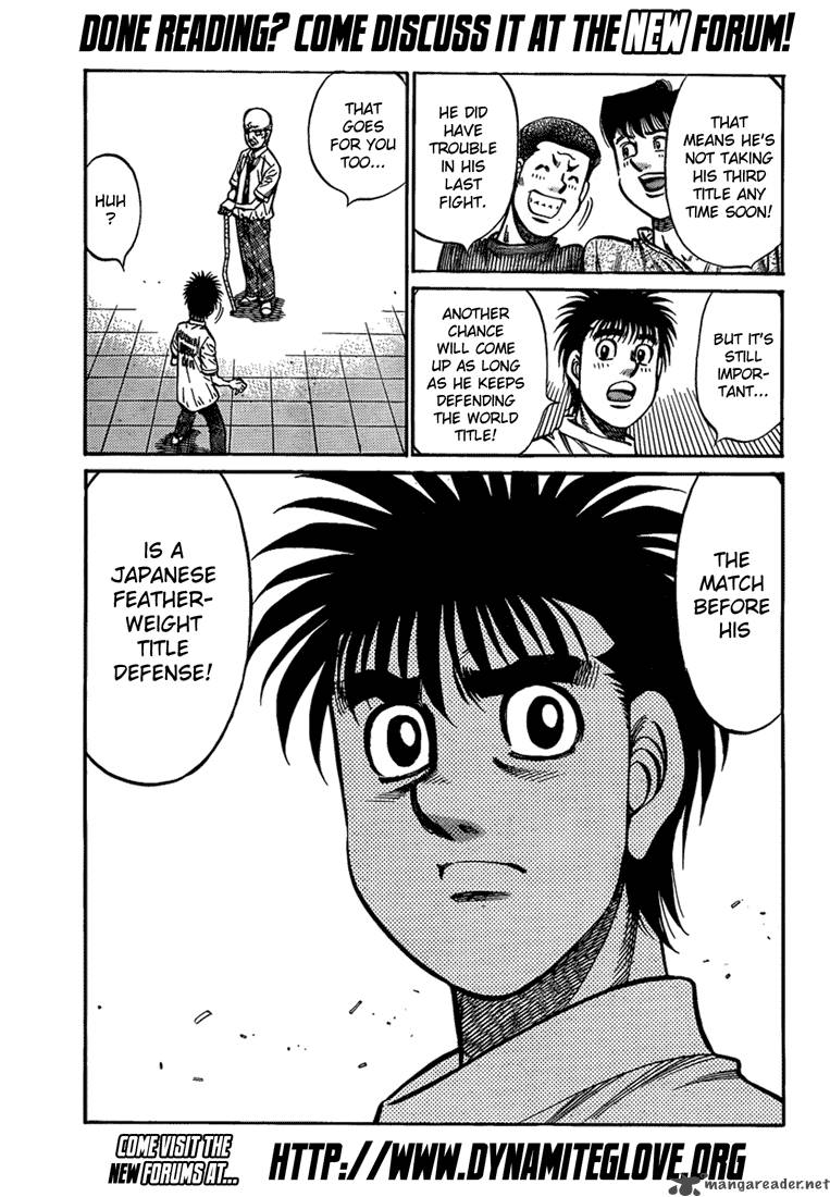 Hajime no Ippo Chapter 915 - Manhwa18.com