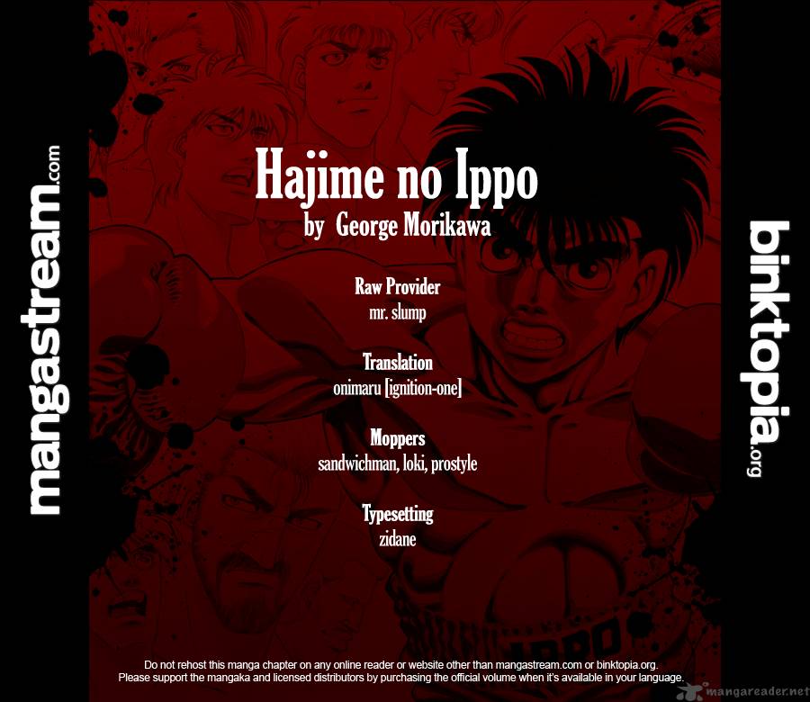 Hajime no Ippo Chapter 919 - Manhwa18.com