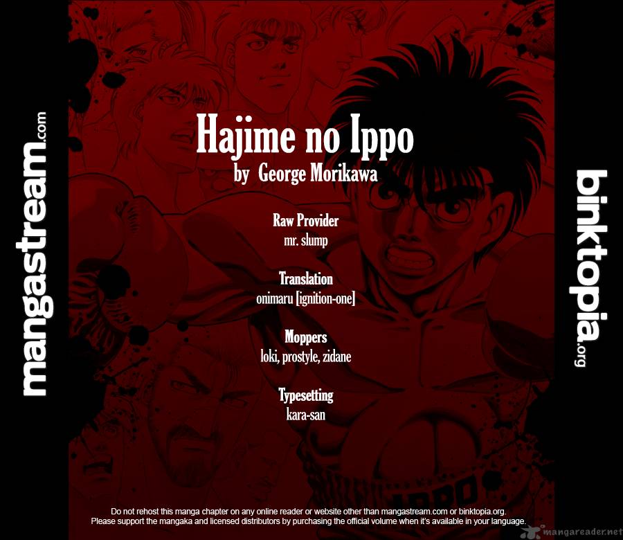 Hajime no Ippo Chapter 920 - Manhwa18.com