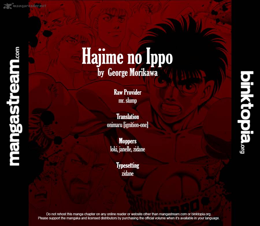 Hajime no Ippo Chapter 923 - Manhwa18.com