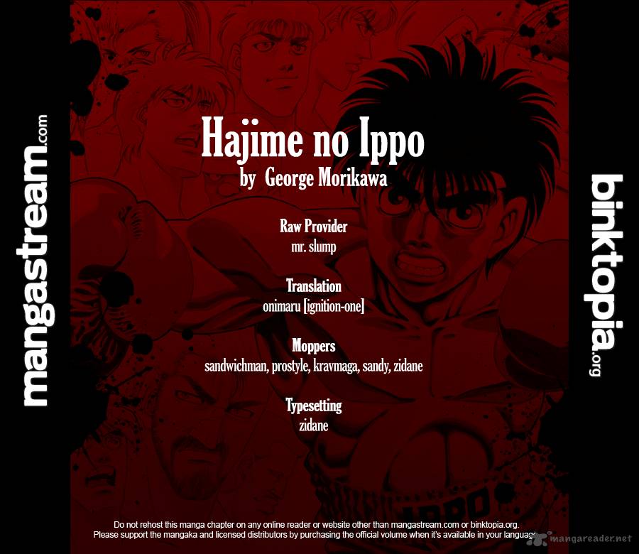 Hajime no Ippo Chapter 926 - Manhwa18.com