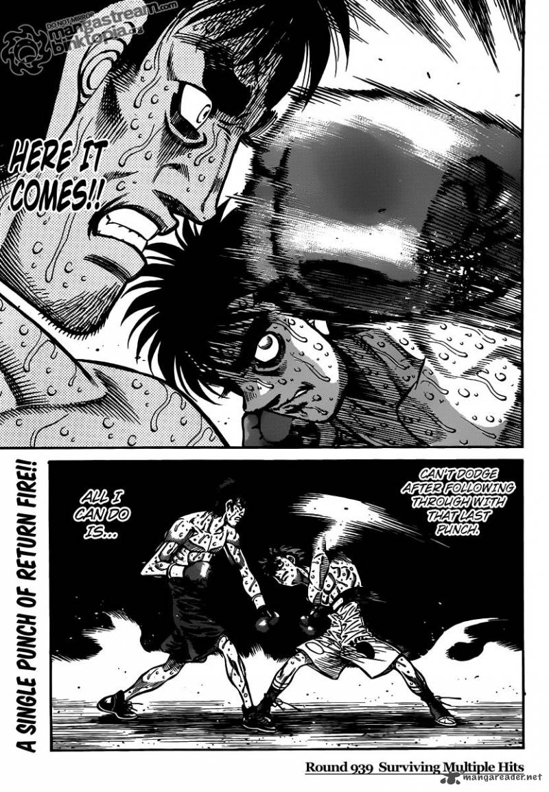 Hajime no Ippo Chapter 939 - Manhwa18.com