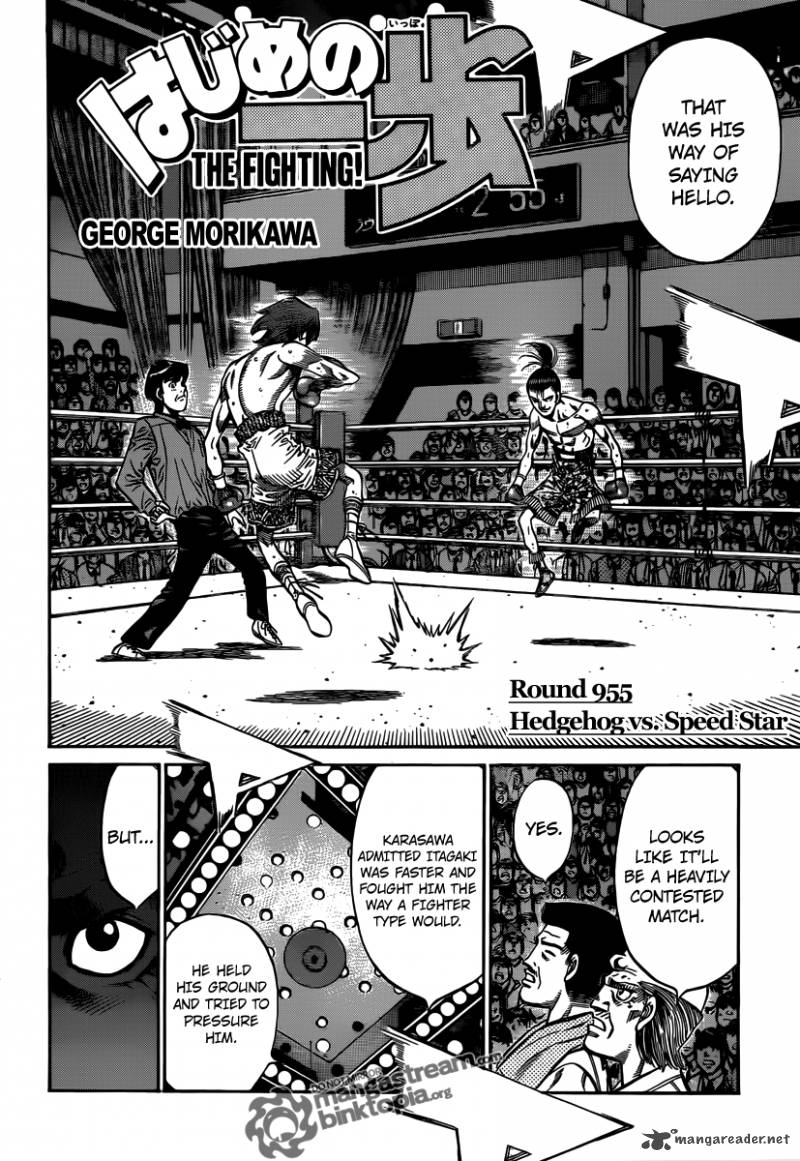 Hajime no Ippo Chapter 955 - Manhwa18.com