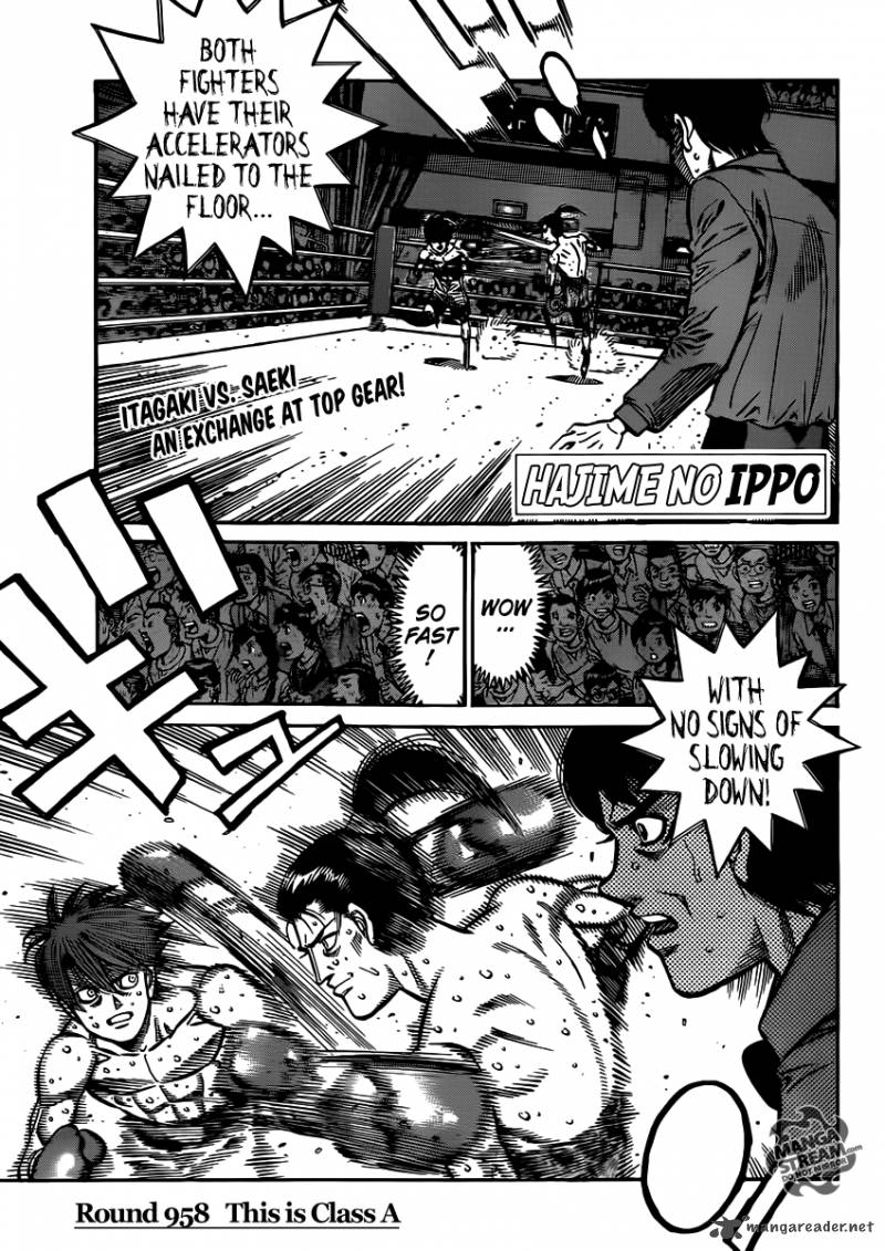 Hajime no Ippo Chapter 958 - Manhwa18.com