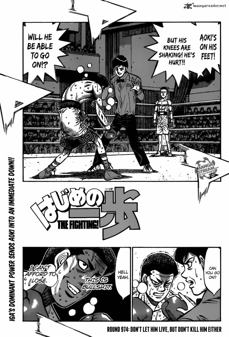 Hajime no Ippo Chapter 974 - Manhwa18.com