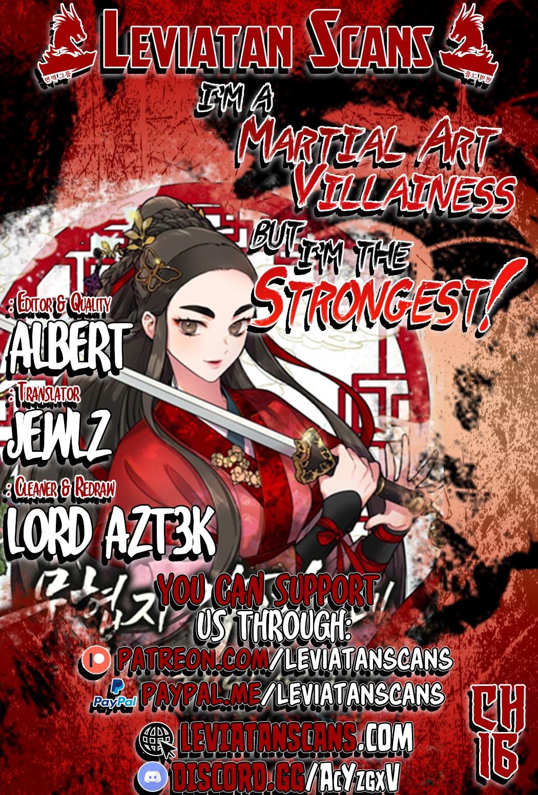 I’m a Martial Art Villainess but I’m the Strongest! Chapter 16 - Manhwa18.com