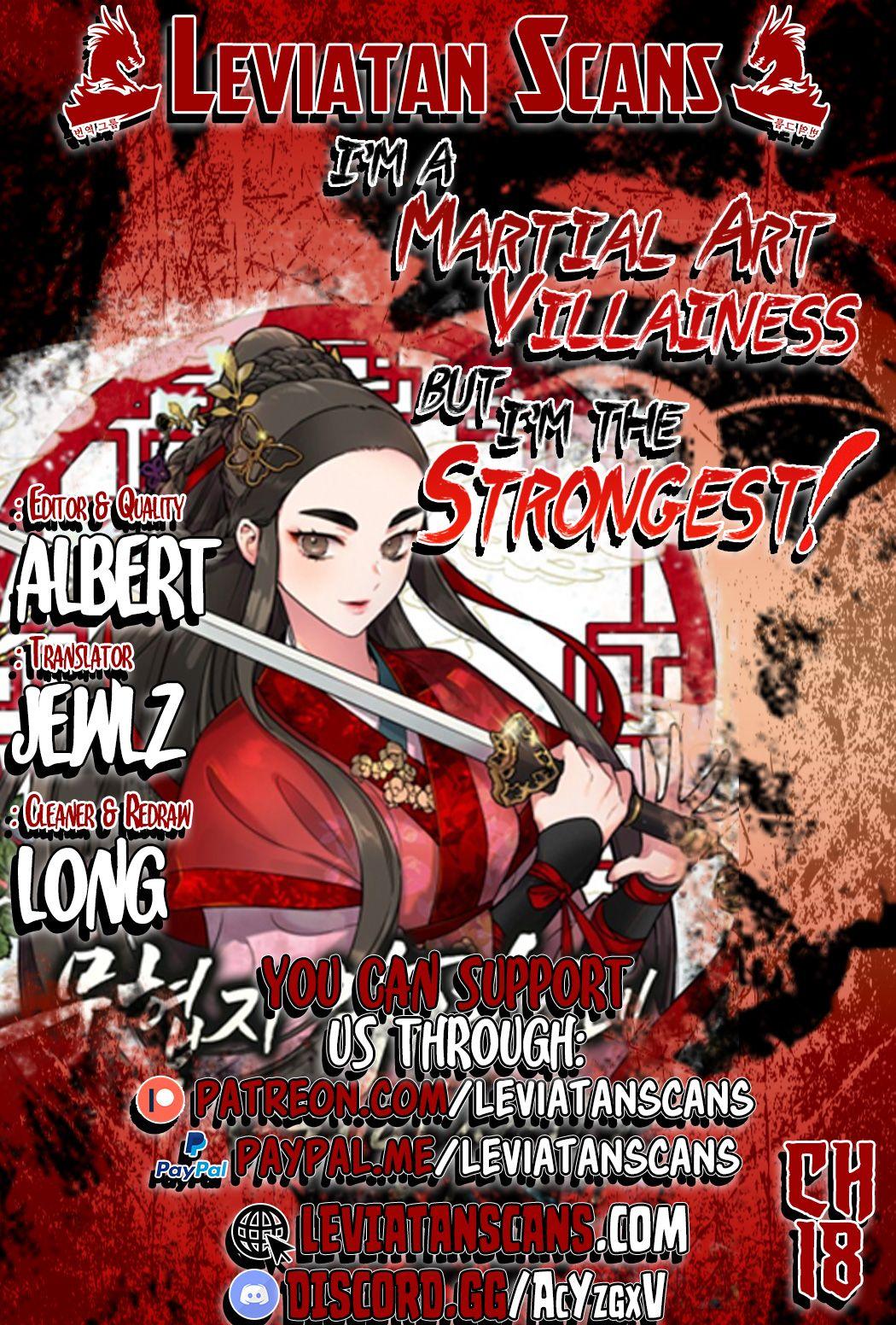 I’m a Martial Art Villainess but I’m the Strongest! Chapter 18 - Manhwa18.com