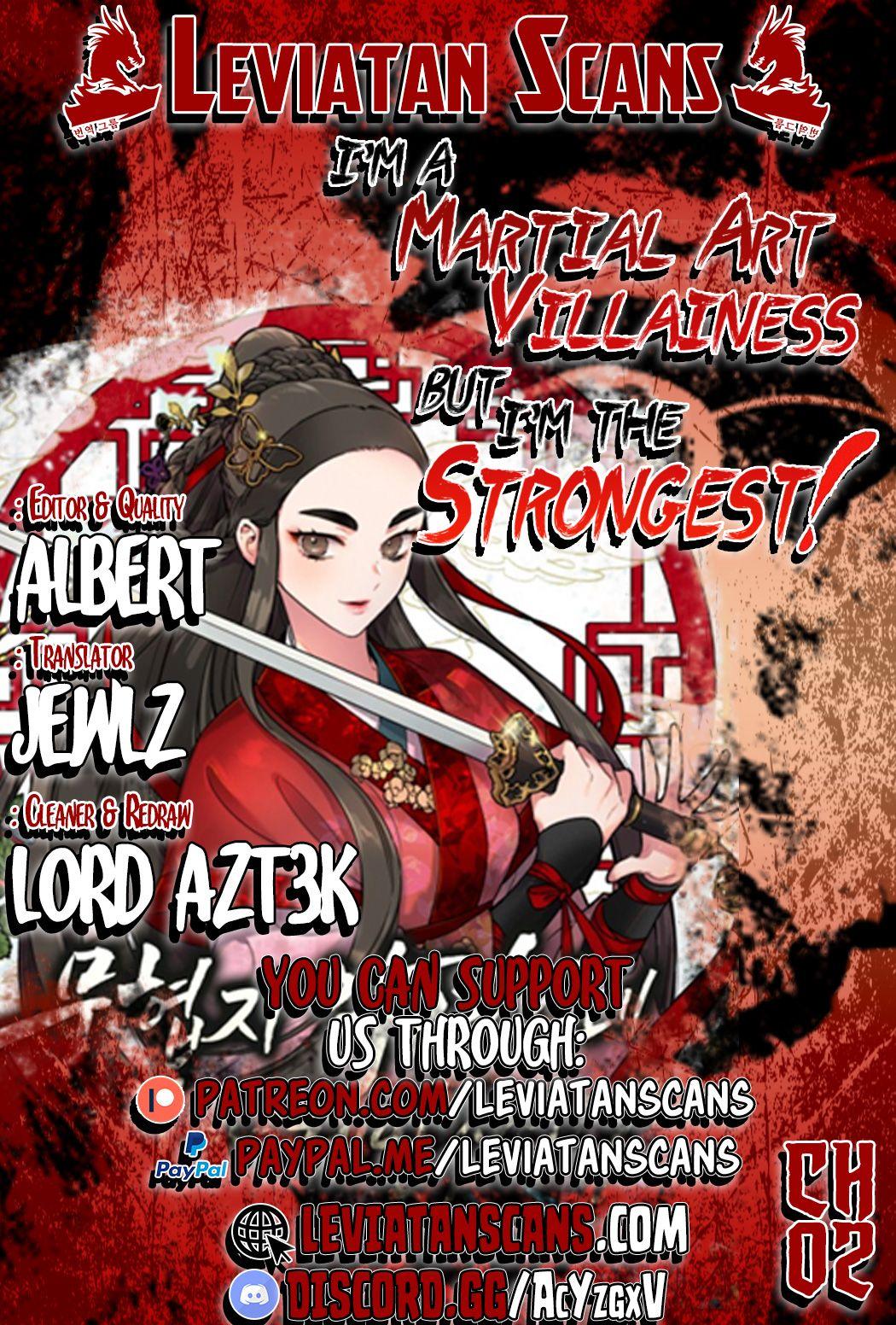 I’m a Martial Art Villainess but I’m the Strongest! Chapter 2 - Manhwa18.com