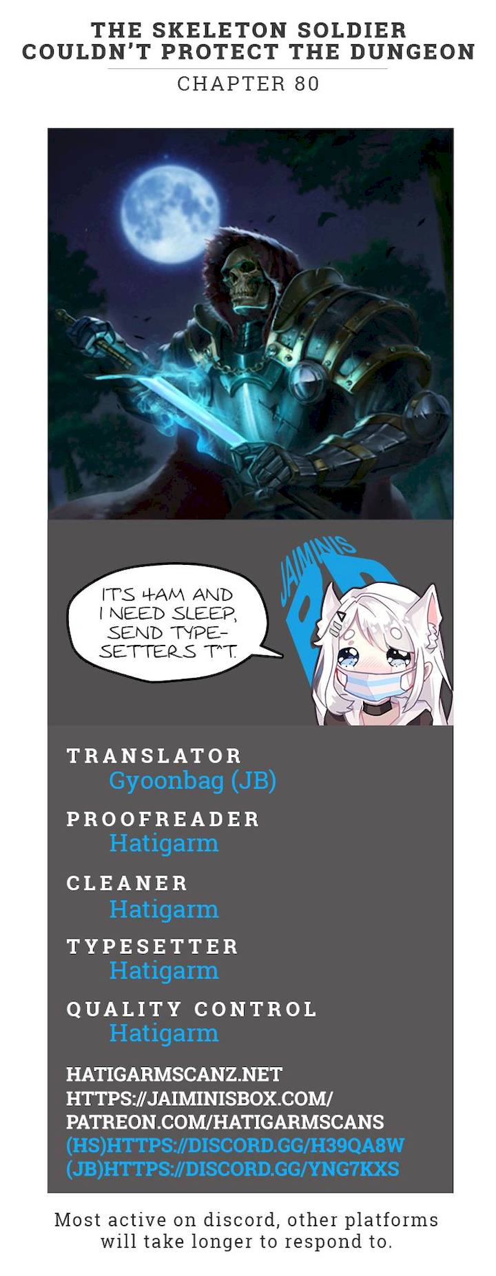 Skeleton Soldier Couldn’t Protect the Dungeon Chapter 80 - Manhwa18.com