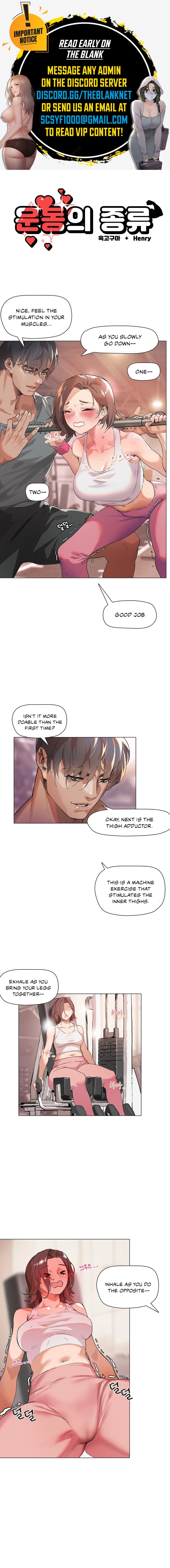 Type of Exercise Chapter 2 - Manhwa18.com