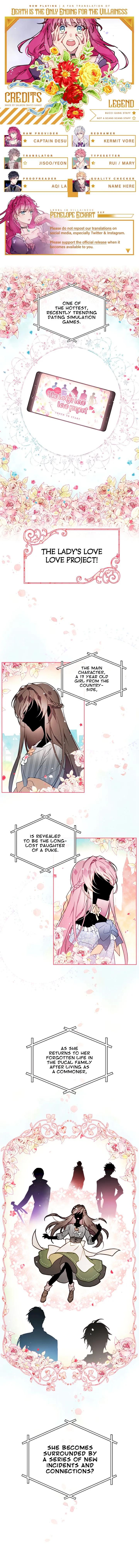 Death Is The Only Ending For The Villainess Chapter 0 - Manhwa18.com
