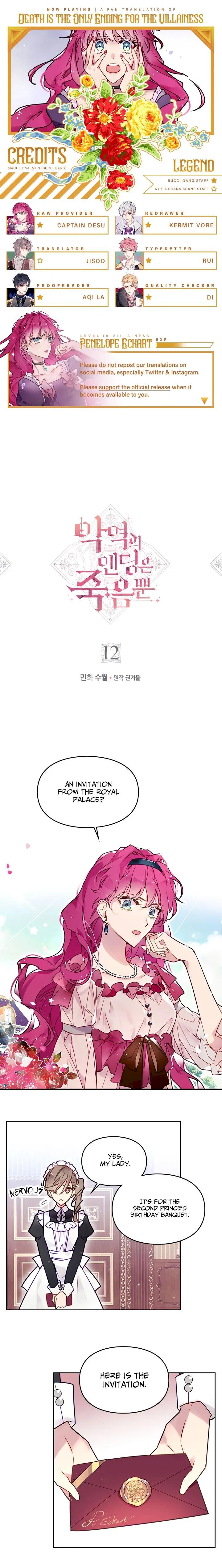 Death Is The Only Ending For The Villainess Chapter 12 - Manhwa18.com