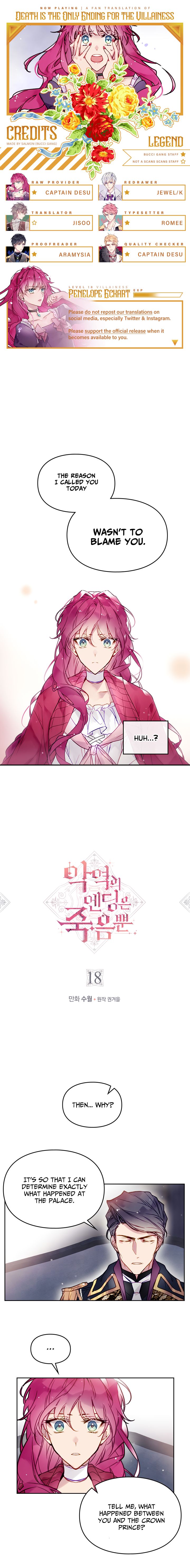 Death Is The Only Ending For The Villainess Chapter 18 - Manhwa18.com