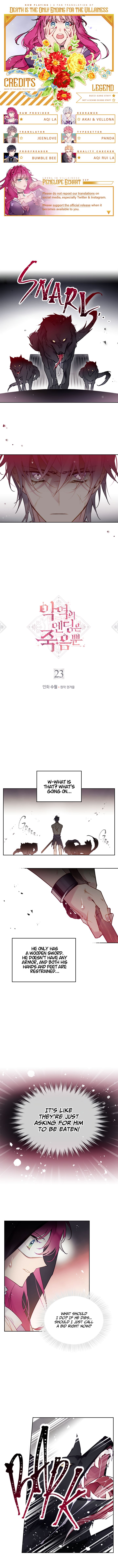 Death Is The Only Ending For The Villainess Chapter 23 - Manhwa18.com