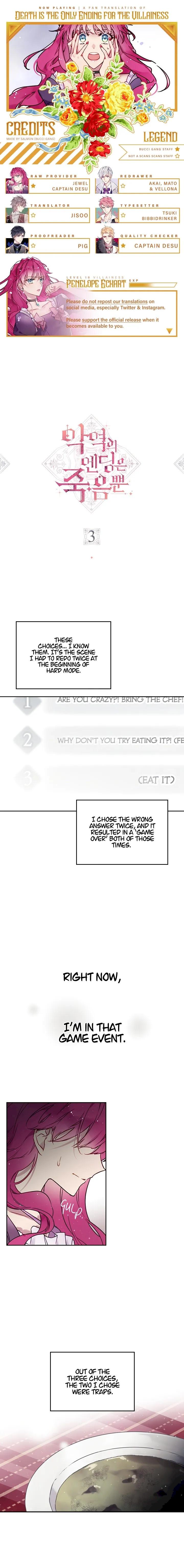 Death Is The Only Ending For The Villainess Chapter 3 - Manhwa18.com