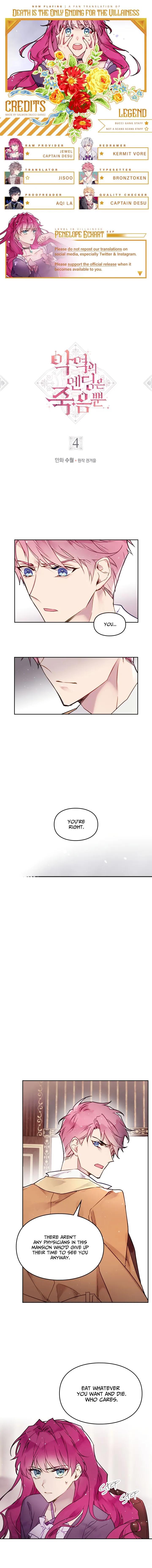 Death Is The Only Ending For The Villainess Chapter 4 - Manhwa18.com