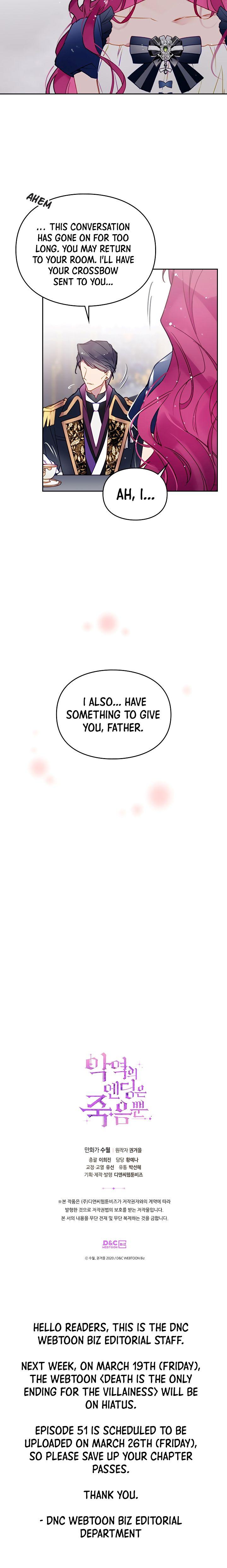 Death Is The Only Ending For The Villainess Chapter 50 - Manhwa18.com