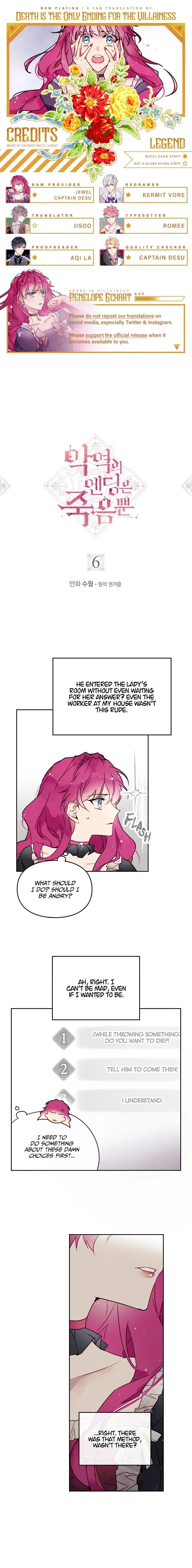 Death Is The Only Ending For The Villainess Chapter 6 - Manhwa18.com