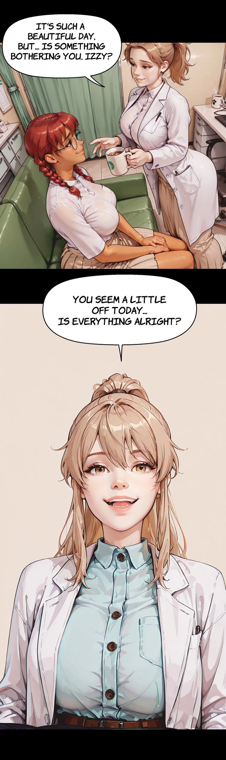 THE NAUGHTY EXAM : Between Her Legs Chapter 2 - Manhwa18.com