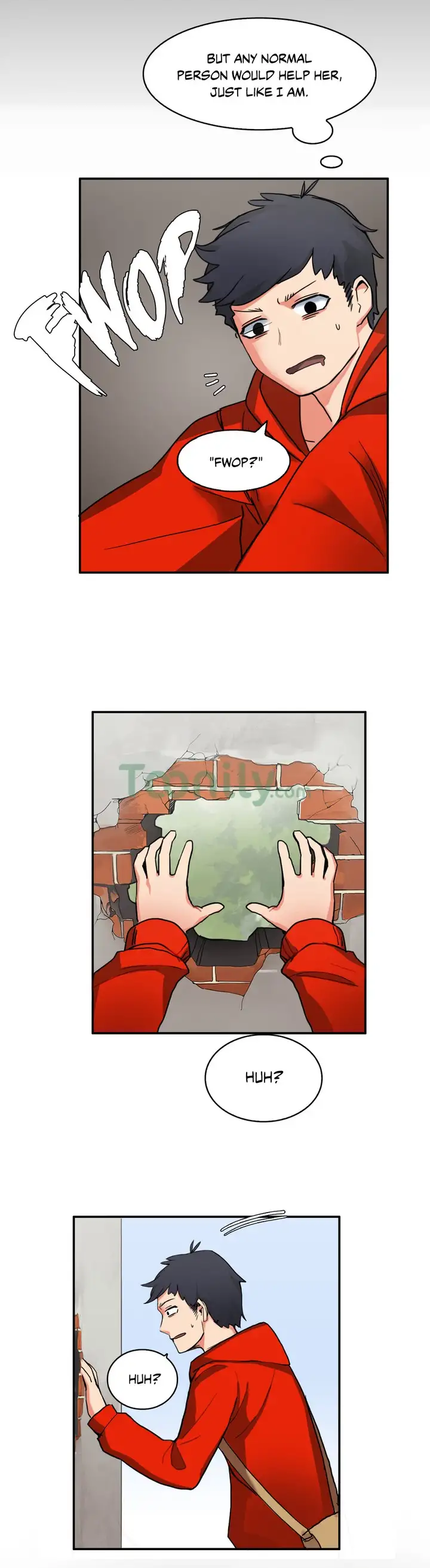 The Girl That Got Stuck in the Wall Chapter 2 - Manhwa18.com