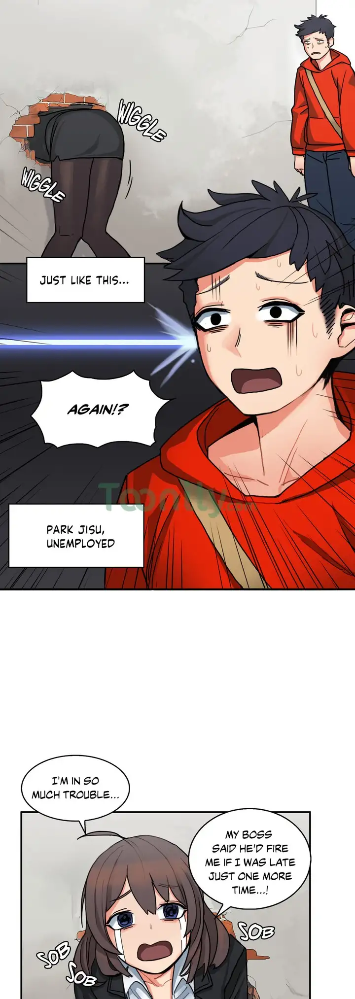 The Girl That Got Stuck in the Wall Chapter 2 - Manhwa18.com