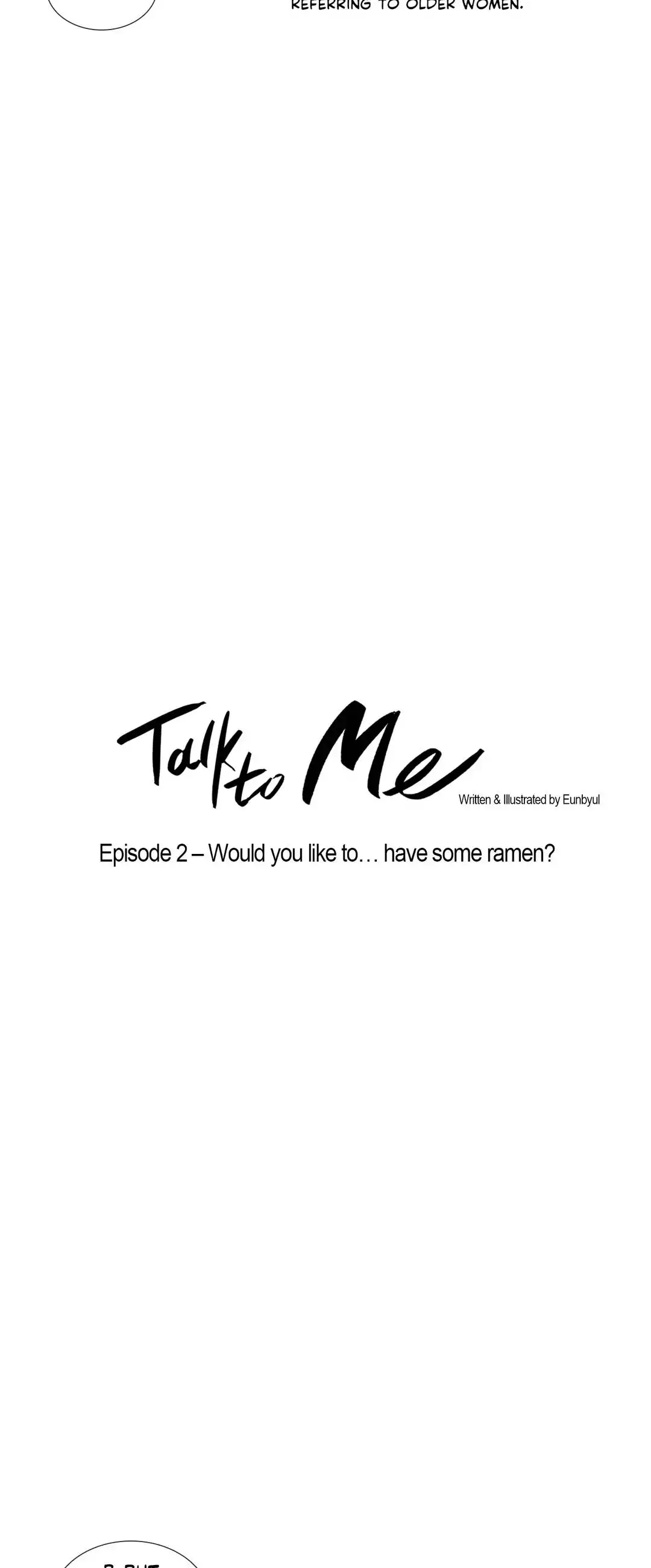 Talk to Me Chapter 2 - Manhwa18.com