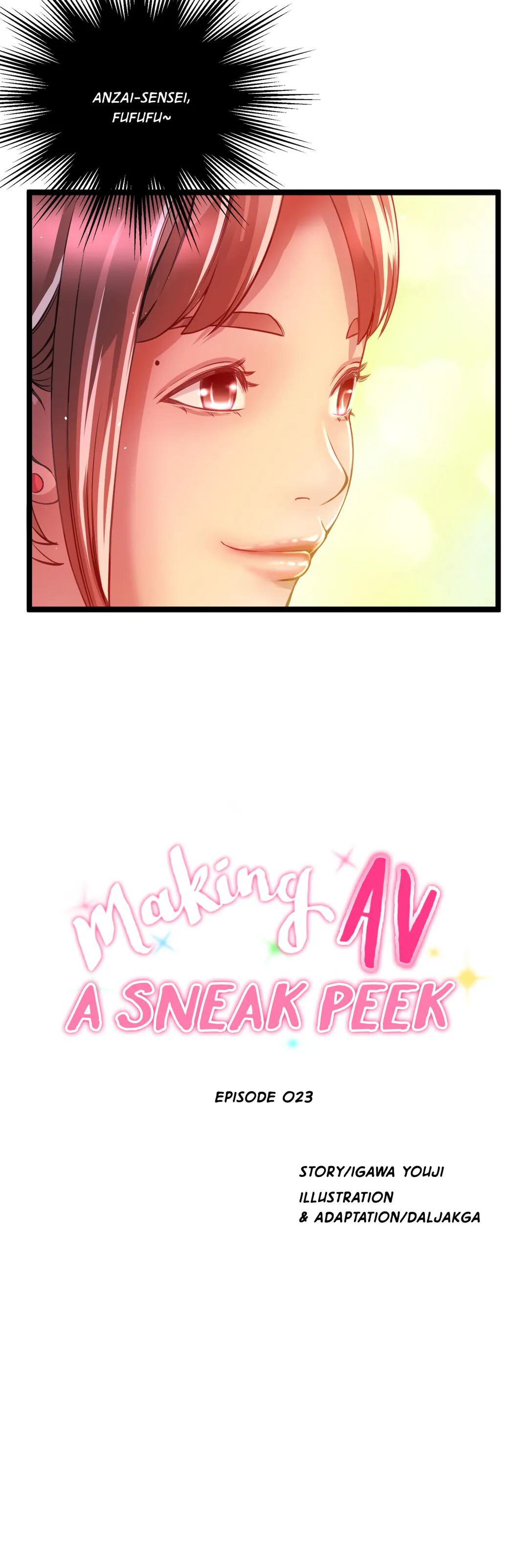 Making AV: A Sneak Peek Chapter 23 - Manhwa18.com