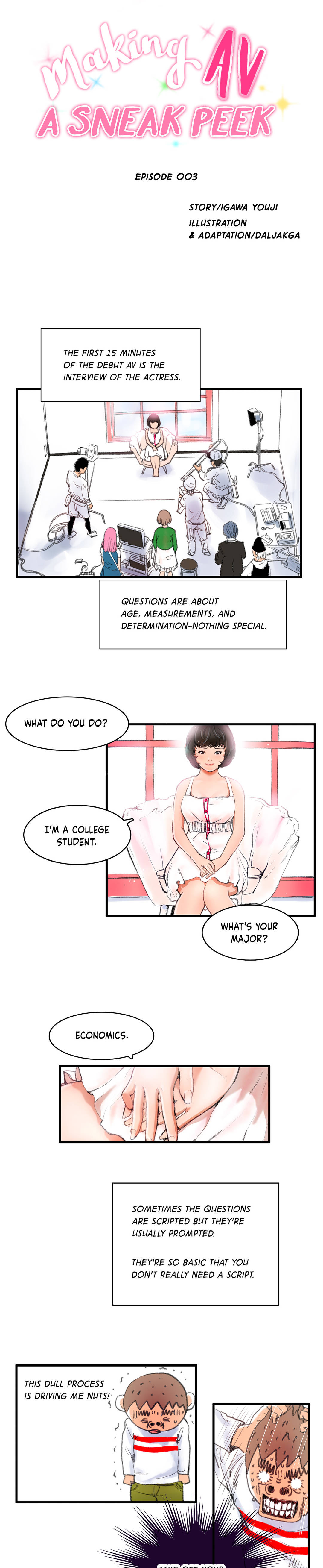 Making AV: A Sneak Peek Chapter 3 - Manhwa18.com