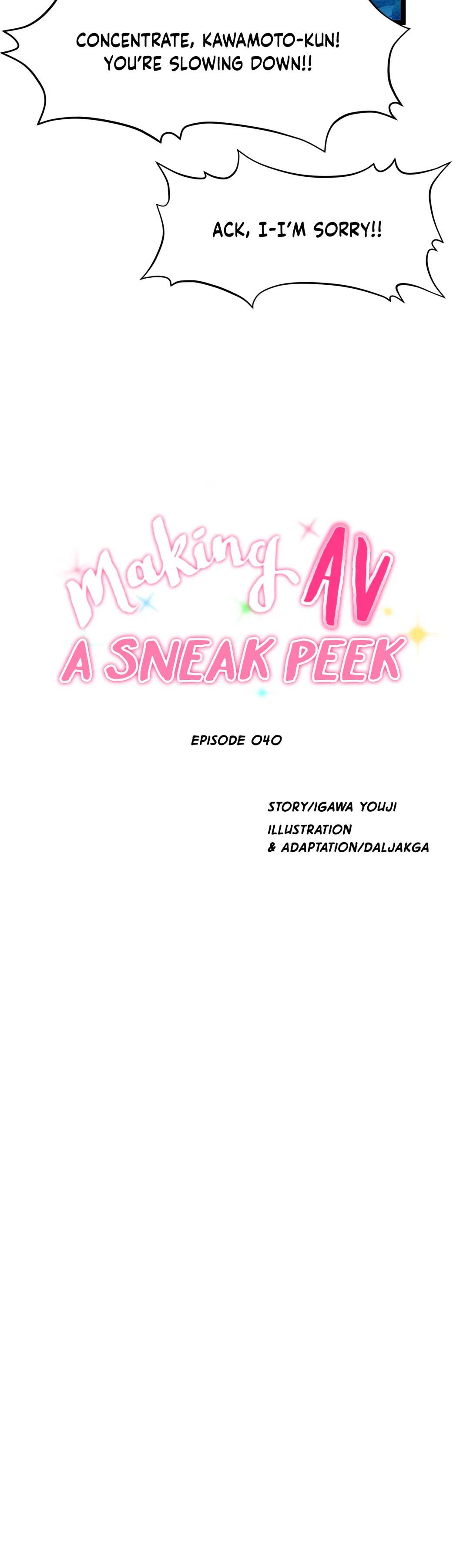 Making AV: A Sneak Peek Chapter 40 - Manhwa18.com