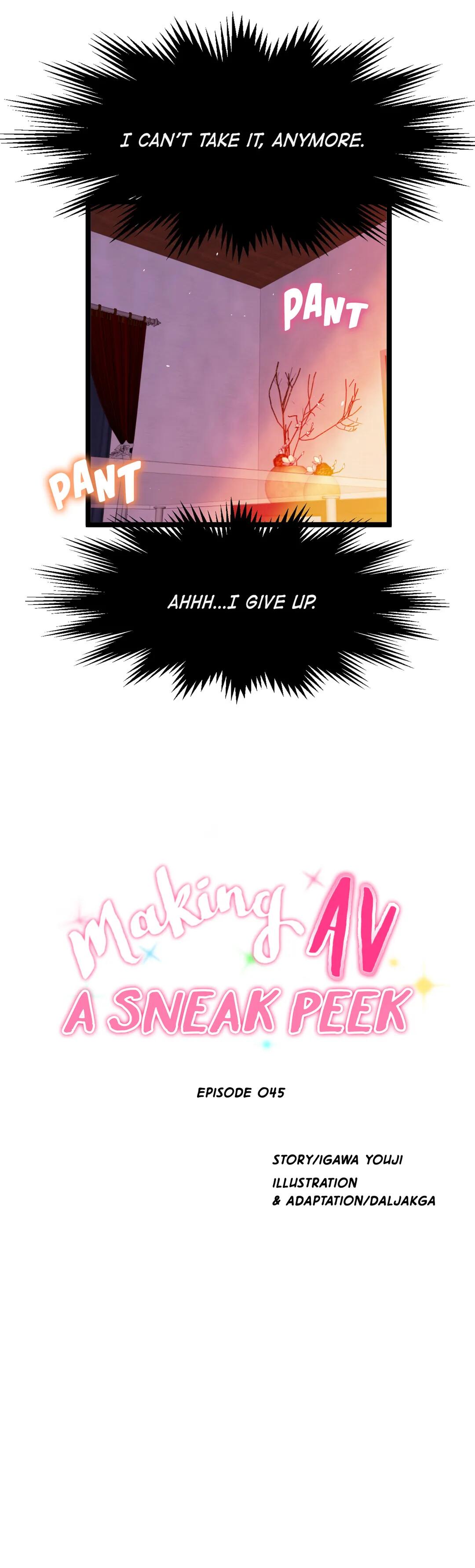 Making AV: A Sneak Peek Chapter 45 - Manhwa18.com