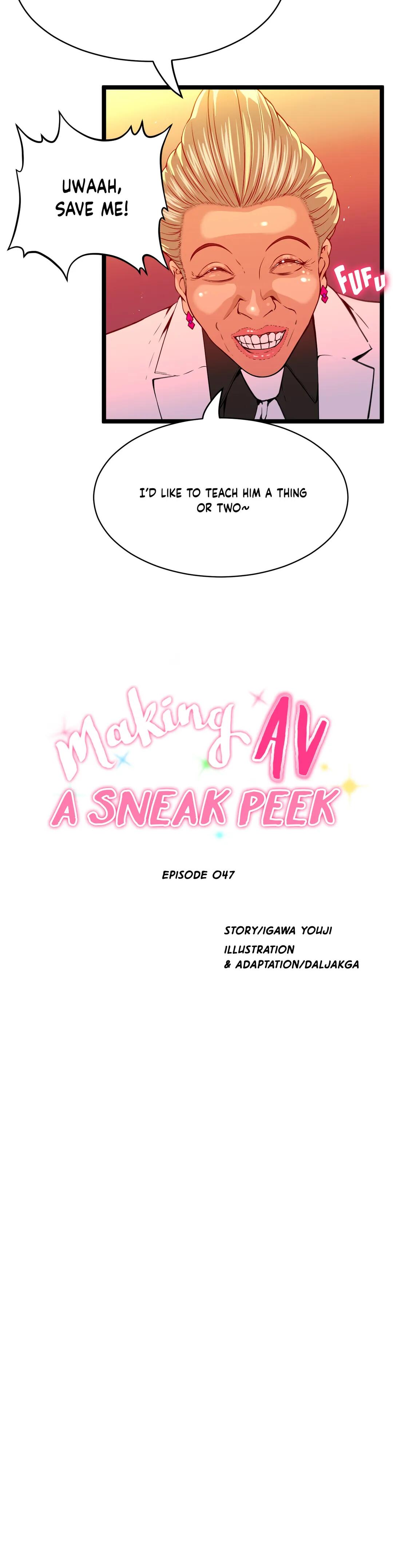 Making AV: A Sneak Peek Chapter 47 - Manhwa18.com