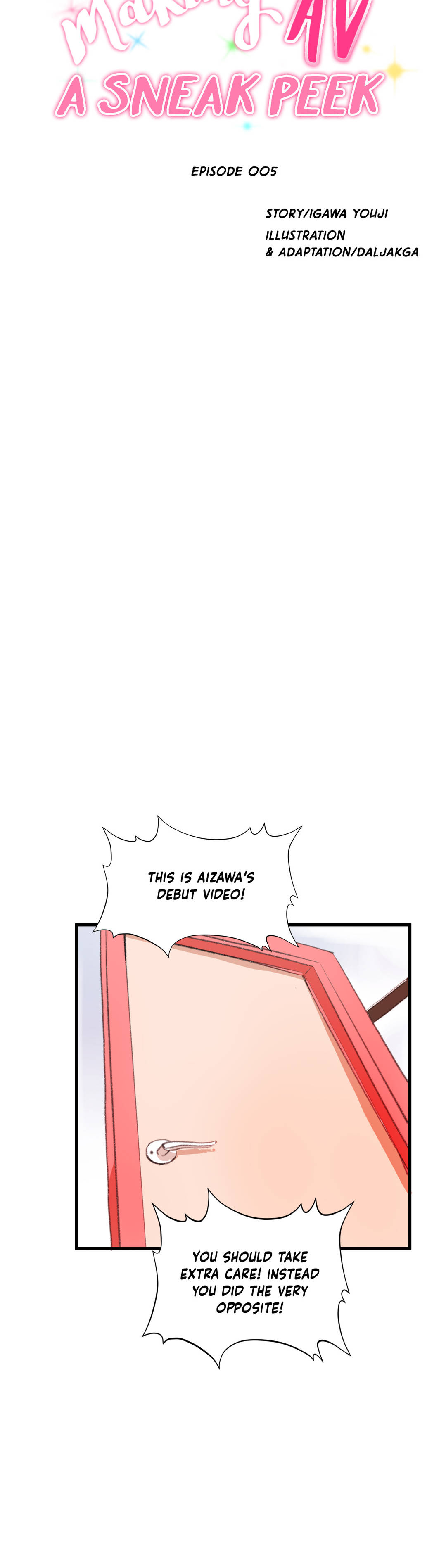 Making AV: A Sneak Peek Chapter 5 - Manhwa18.com