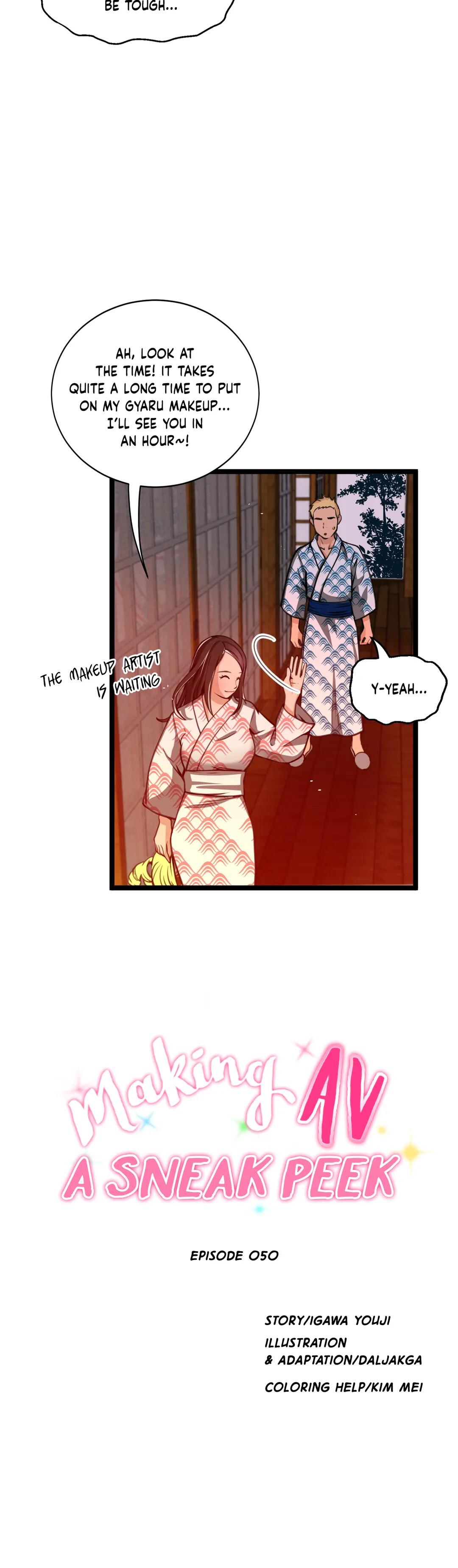 Making AV: A Sneak Peek Chapter 50 - Manhwa18.com