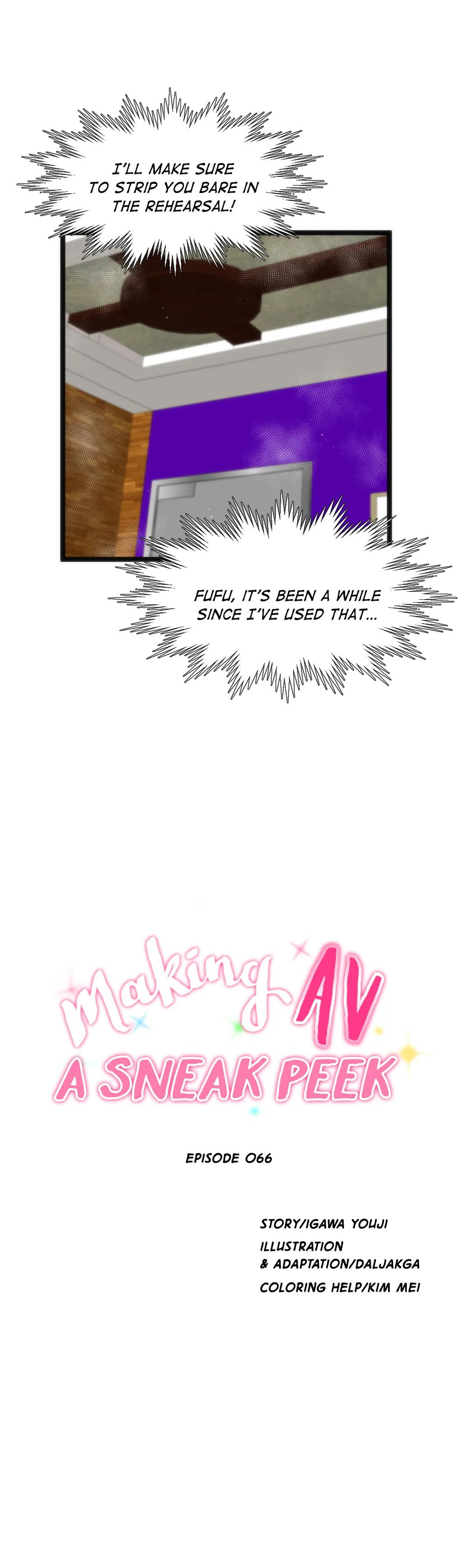 Making AV: A Sneak Peek Chapter 66 - Manhwa18.com