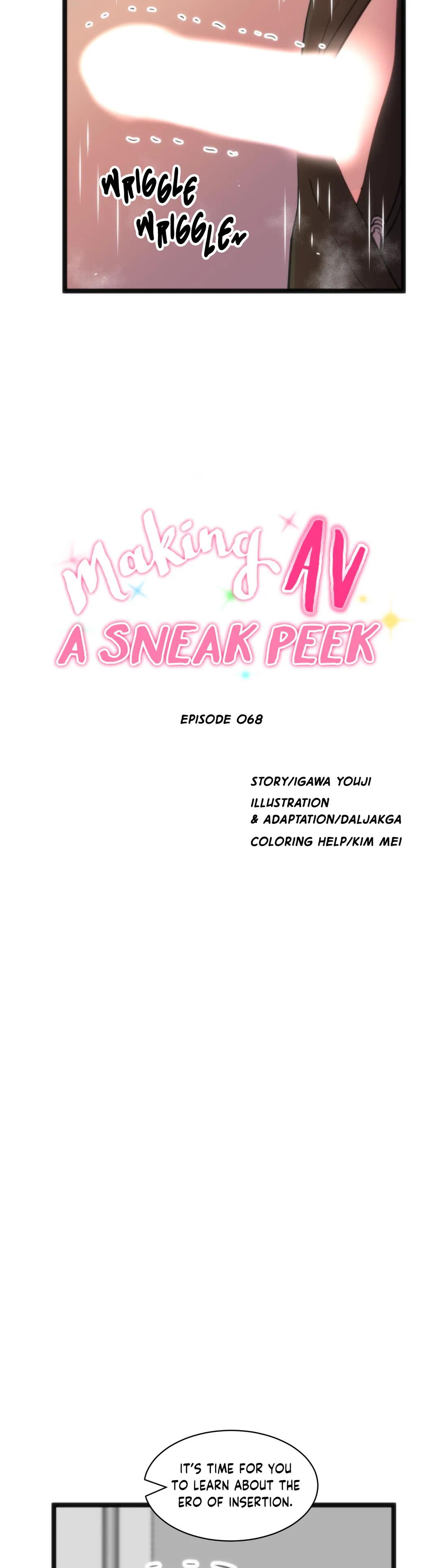 Making AV: A Sneak Peek Chapter 68 - Manhwa18.com