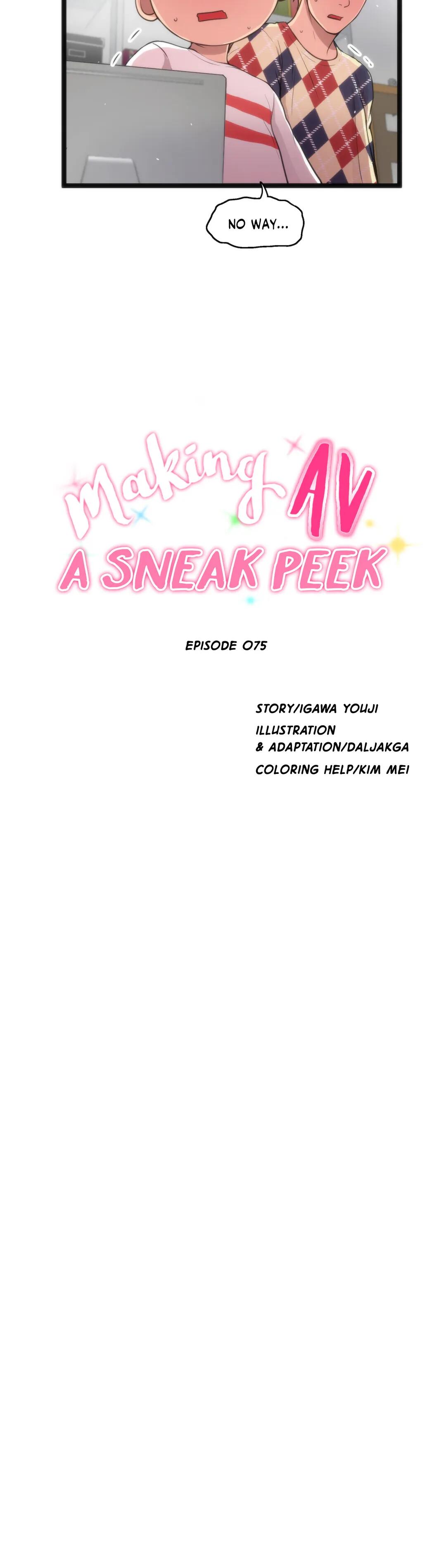 Making AV: A Sneak Peek Chapter 75 - Manhwa18.com