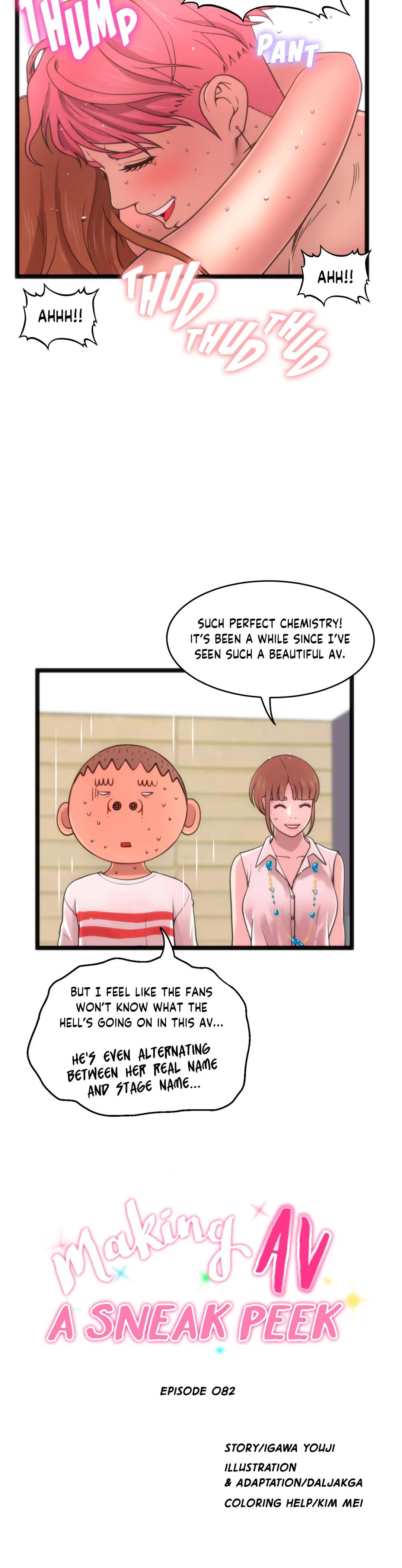 Making AV: A Sneak Peek Chapter 82 - Manhwa18.com